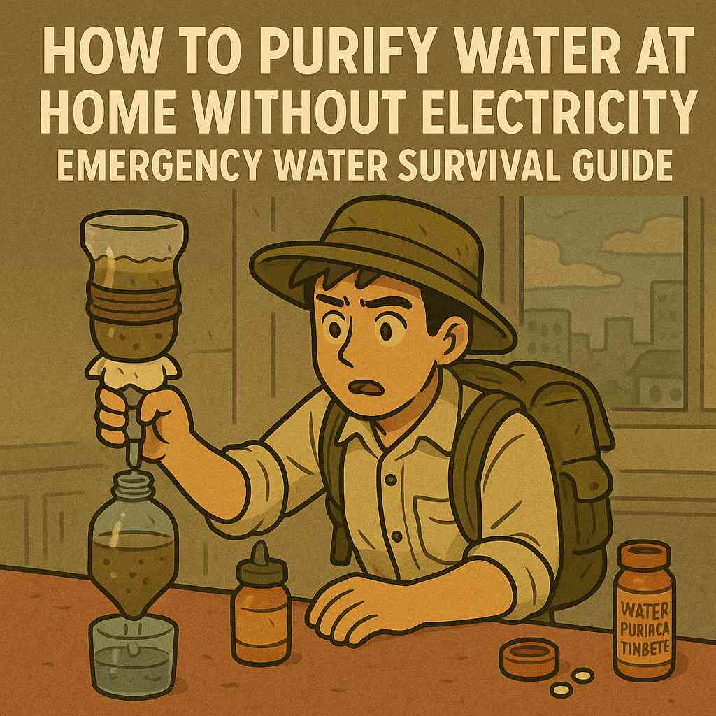 How to Purify Water at Home Without Electricity | Emergency Water Survival Guide