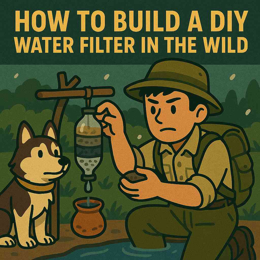 How to Build a DIY Water Filter in the Wild