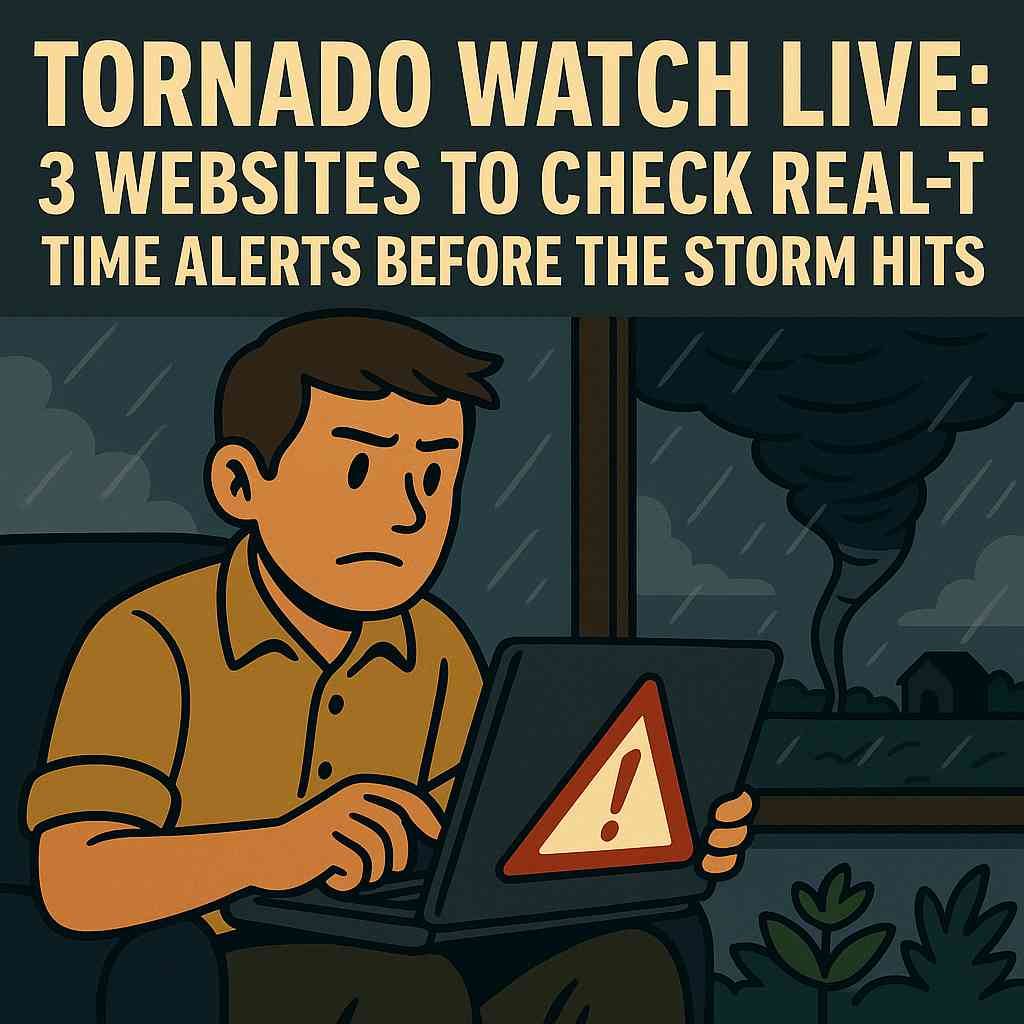 Tornado Watch Live: 3 Websites to Check Real-Time Alerts Before the Storm Hits